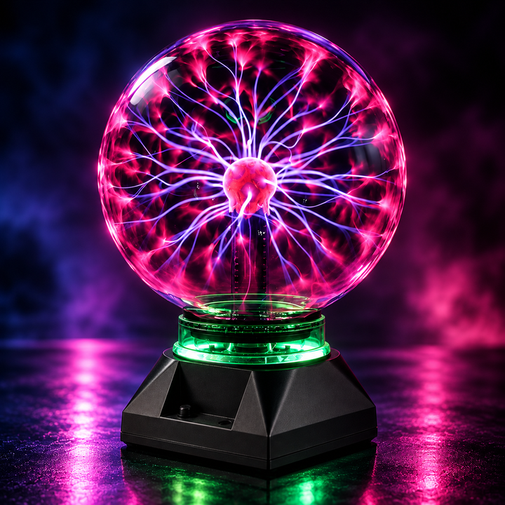 Plasma Globe Light Touch Activated LED Orb for Home Decor