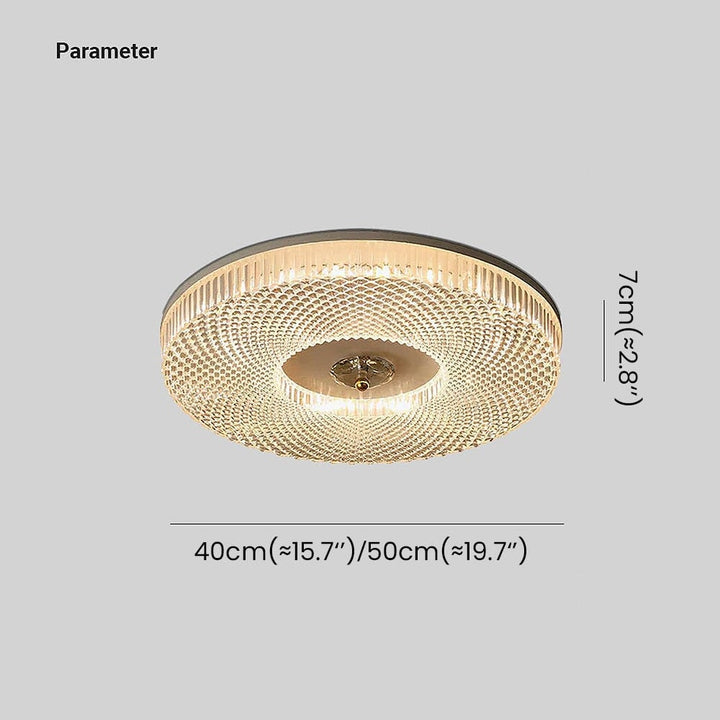 Ultra Slim LED Ceiling Light Modern Dimmable Fixture for Home