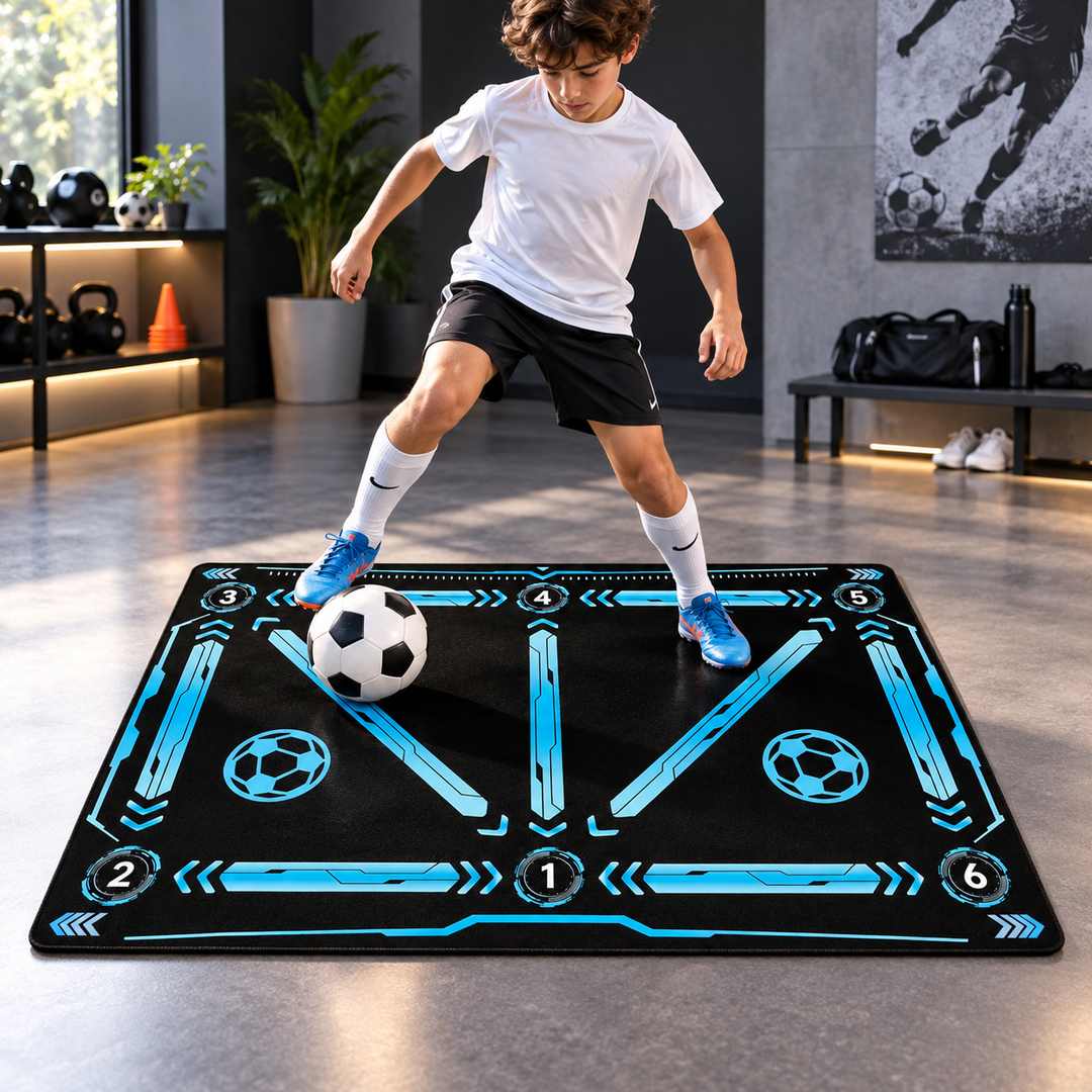 Football Training Mat Anti Slip 2x2m Skills Program Soccer