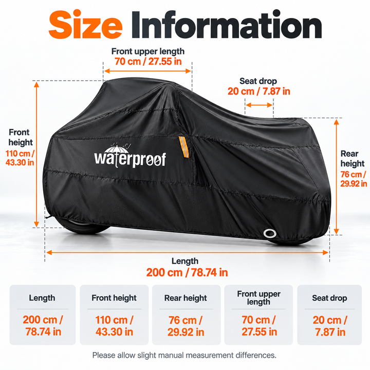 Waterproof Bicycle Cover Heavy Duty Outdoor Bike Storage Cover