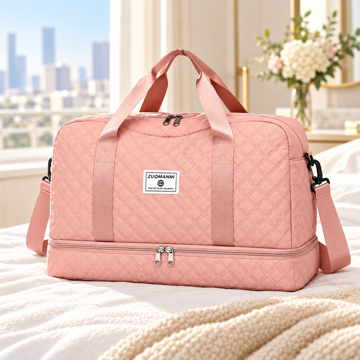 Weekender Duffle Bag Water Resistant Travel Holdall Gym Overnight