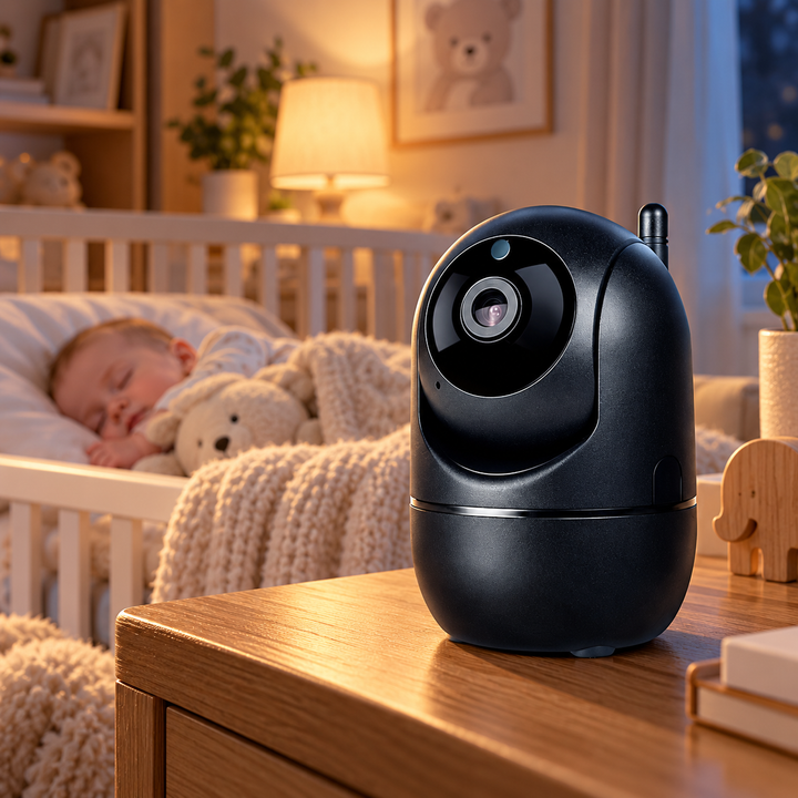 Video Baby Monitor Breathing Movement Monitor with Night Vision Camera