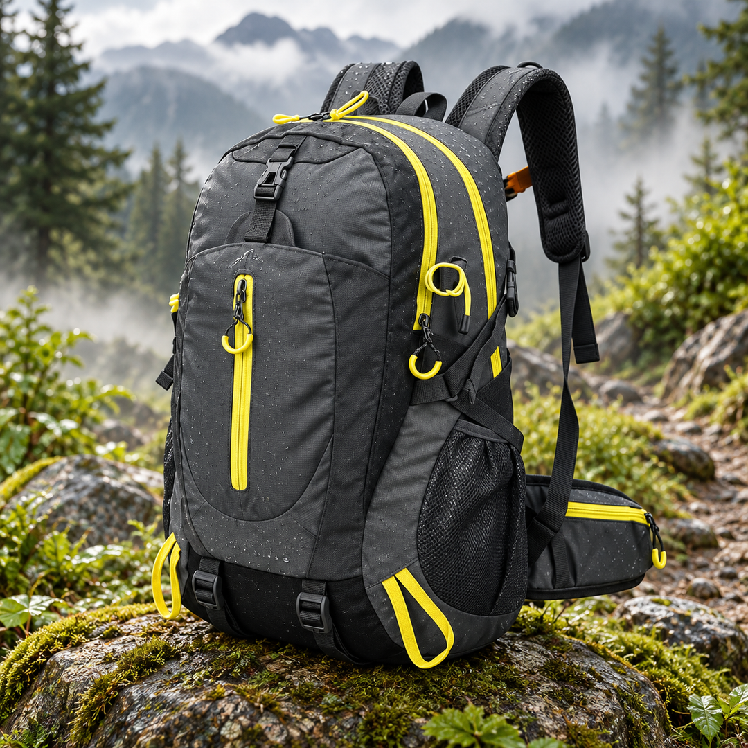 40L Waterproof Hiking Backpack with Multiple Compartments for Outdoors