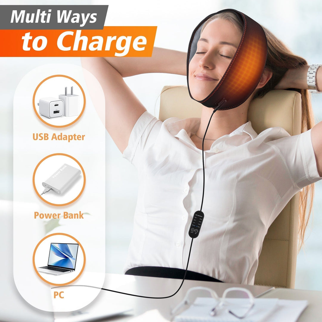 Heating Pad for Face Jaw and Chin Therapy Wrap