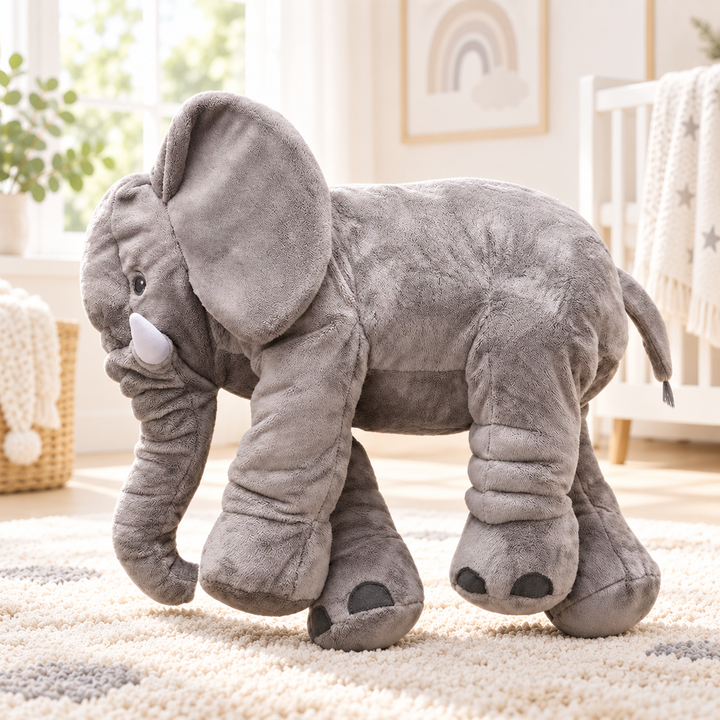 Baby Elephant Pillow Soft Plush Stuffed Toy Cushion for Nursery