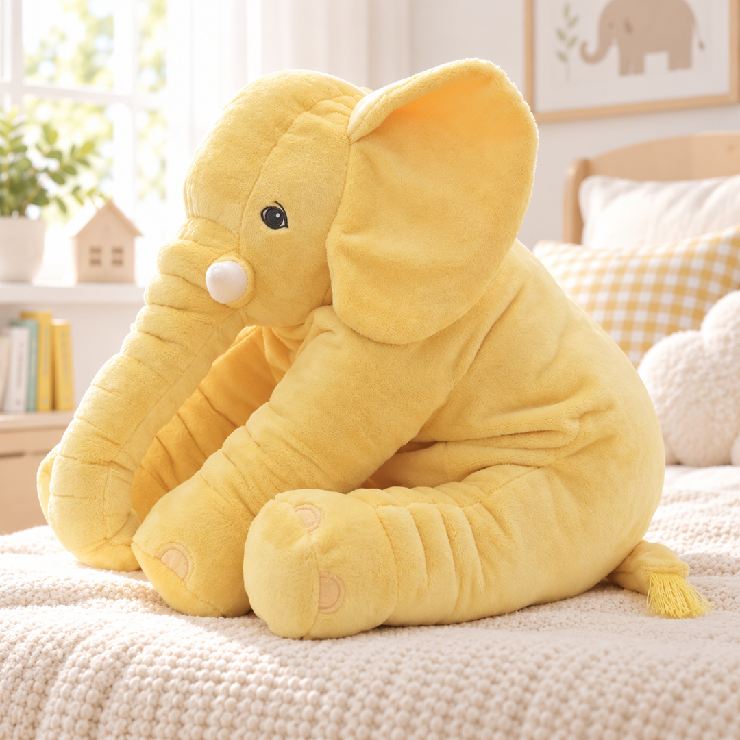 Baby Elephant Pillow Soft Plush Stuffed Toy Cushion for Nursery