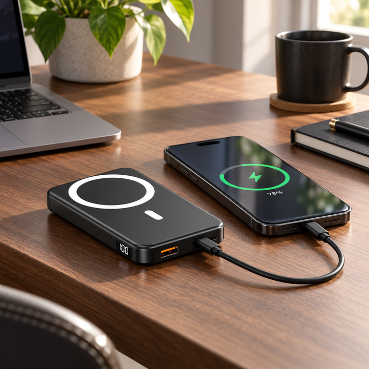 Wireless Power Bank 10000mAh Magnetic Portable Charger