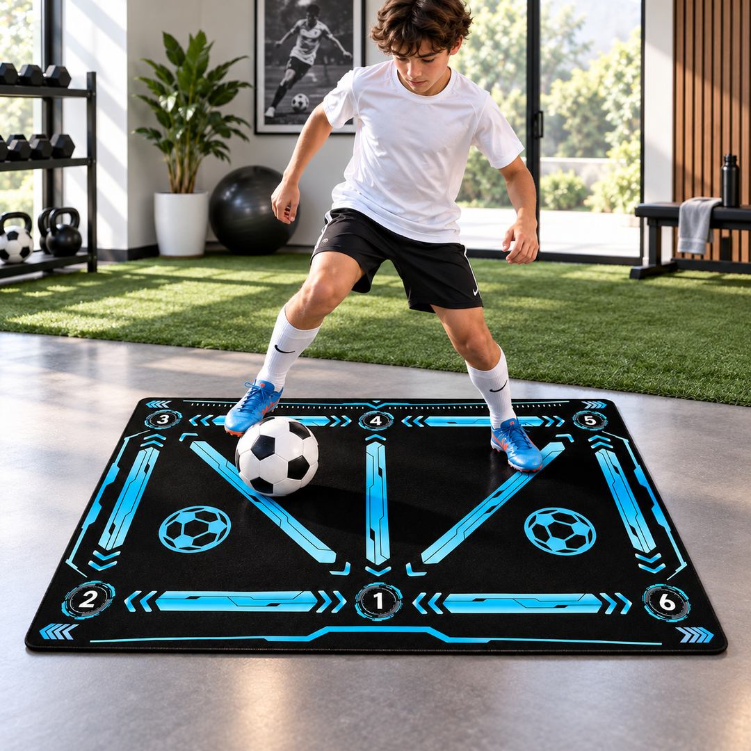 Football Training Mat Anti Slip 2x2m Skills Program Soccer