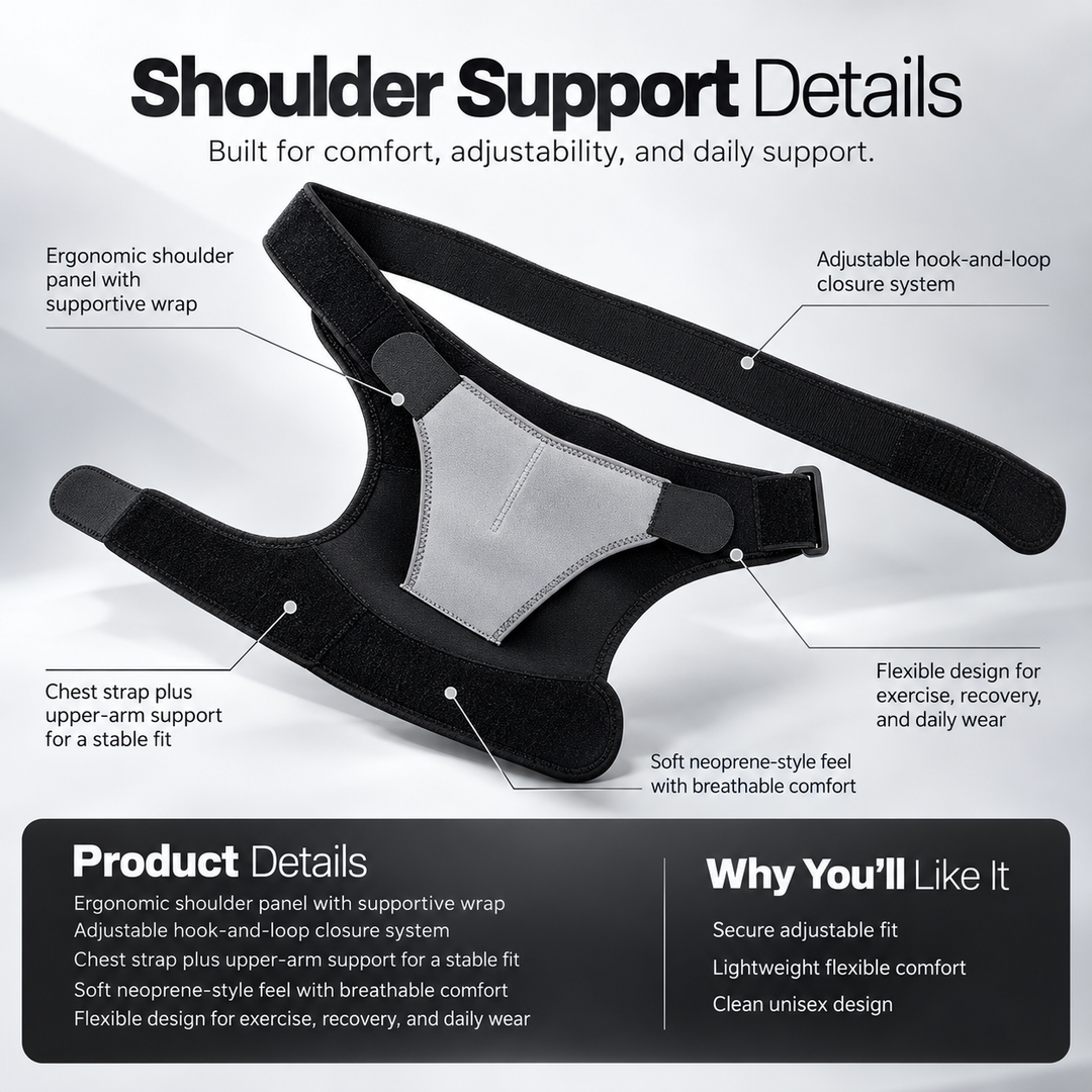 Miracle Shoulder Brace Support for Pain Relief Compression