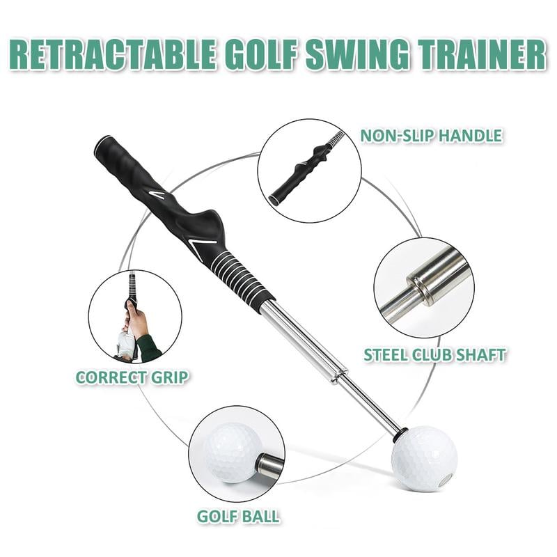 Golf Training Aid Retractable Telescopic Tool