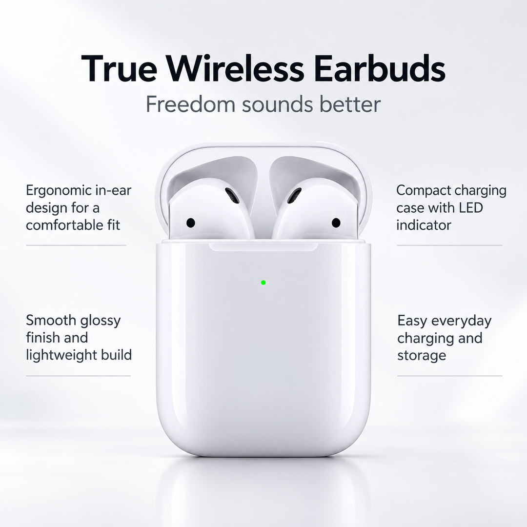 Wireless Earbuds Bluetooth 5.3 with Charging Case Waterproof