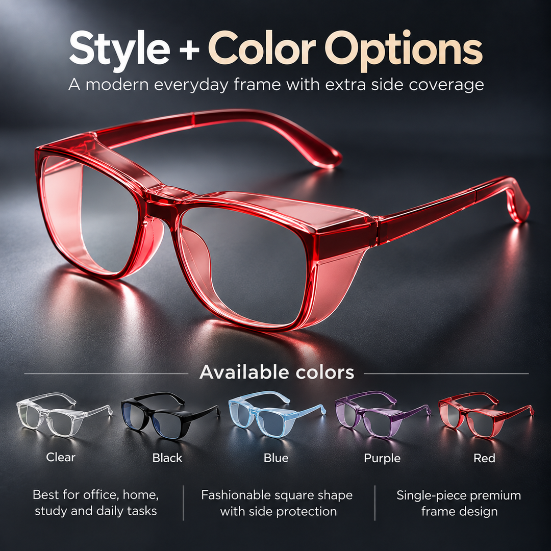 Anti Fog Protective Safety Glasses Windproof Blue Light Blocking