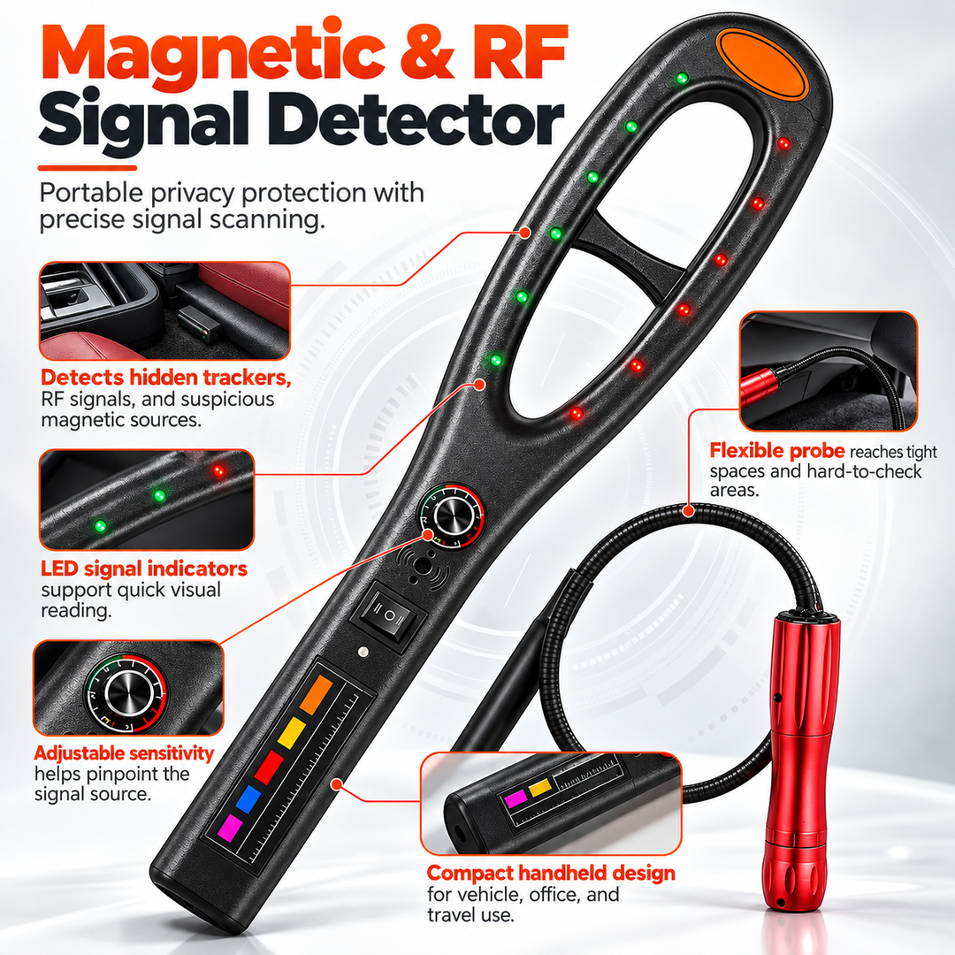 GPS Tracker Detector Anti Spy Bug Finder Hidden Device Sweeper