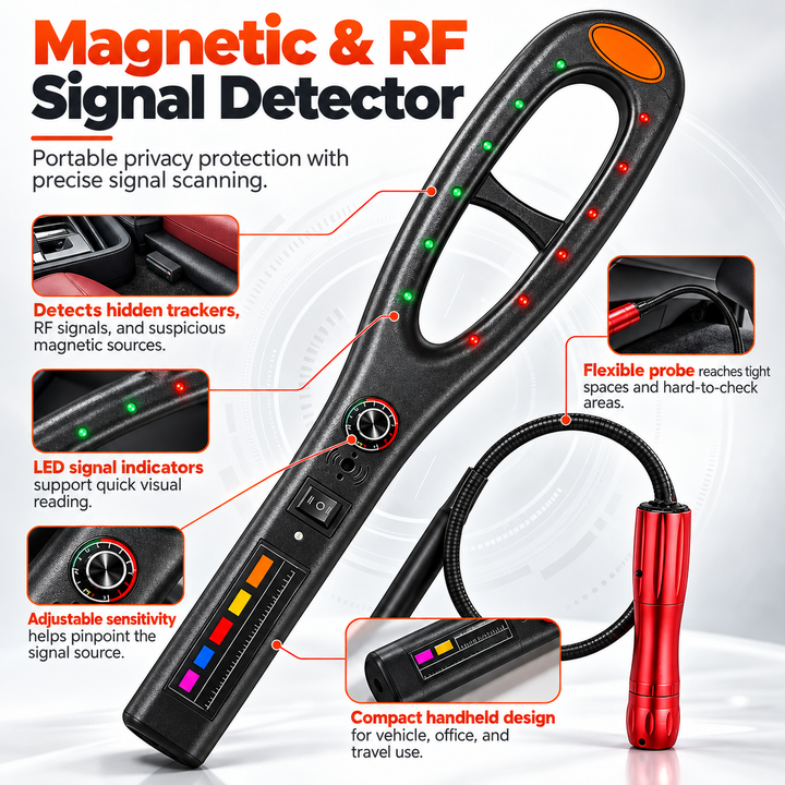 GPS Tracker Detector Anti Spy Bug Finder Hidden Device Sweeper