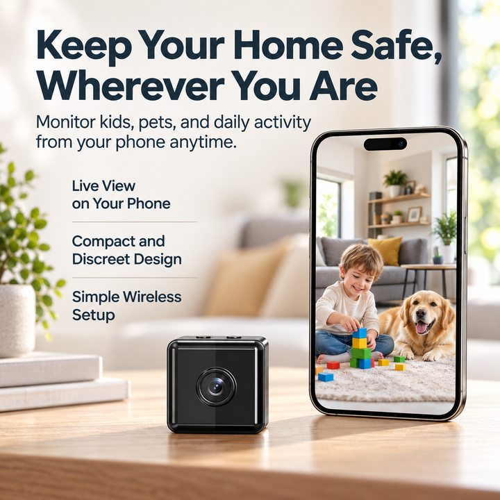 1080P Wireless WiFi Security Camera Mini Indoor Outdoor Night