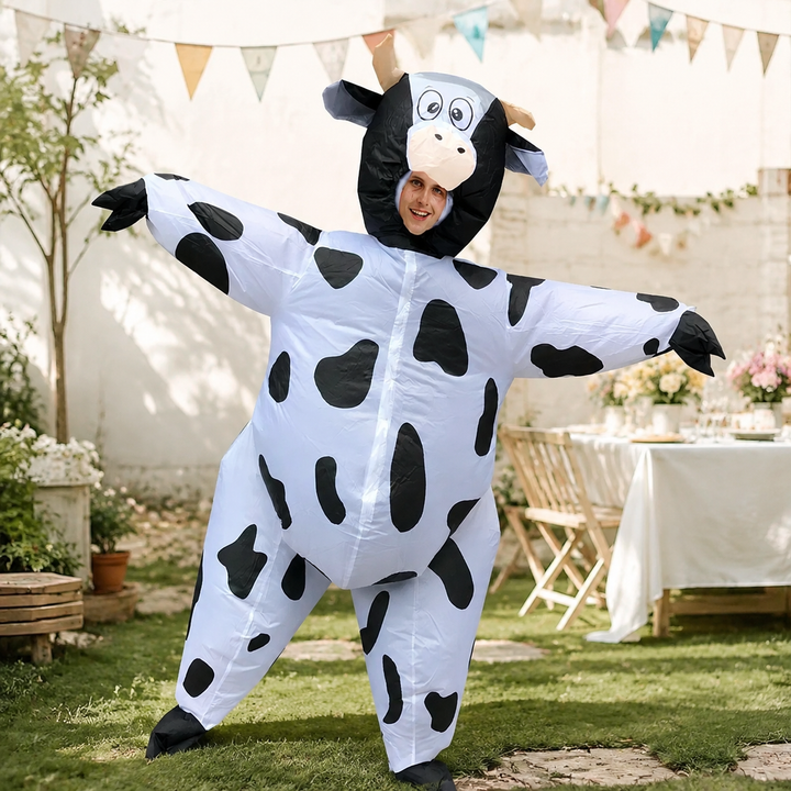 Inflatable Cow Costume Adults Halloween Funny