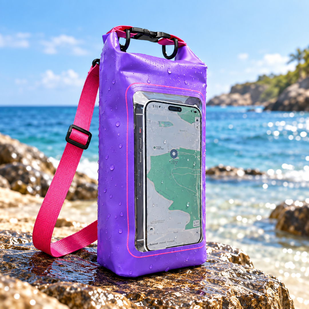 Waterproof Phone Pouch Universal Dry Bag for Smartphones 7 Inch