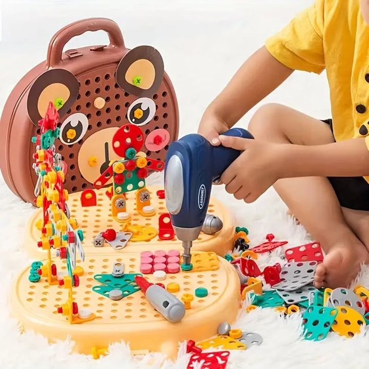 Montessori Educational Toy Tool Set Kids Play Toolbox Kit