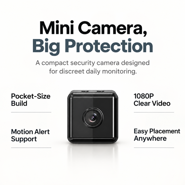 1080P Wireless WiFi Security Camera Mini Indoor Outdoor Night