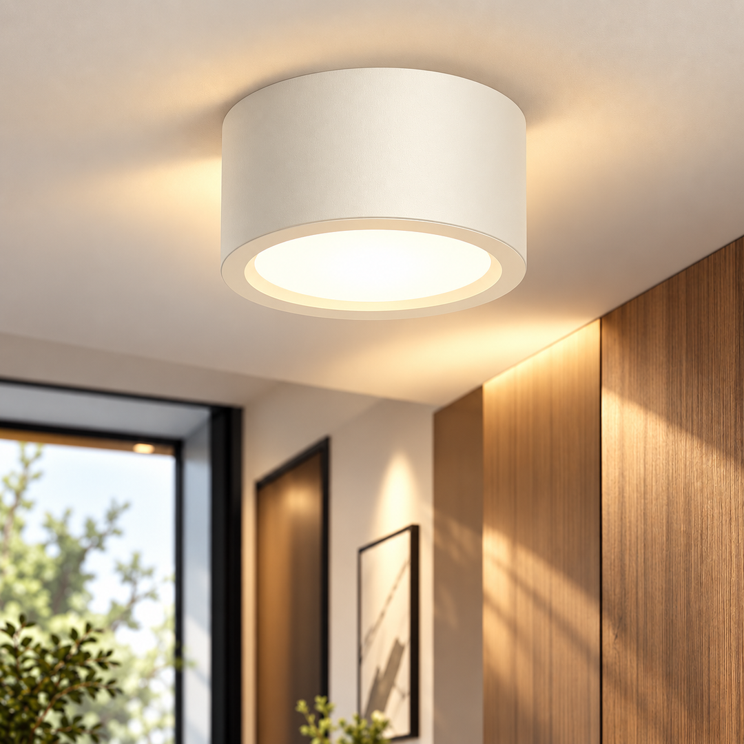 LED Flush Mount Ceiling Light Nordic Round Fixture for Rooms