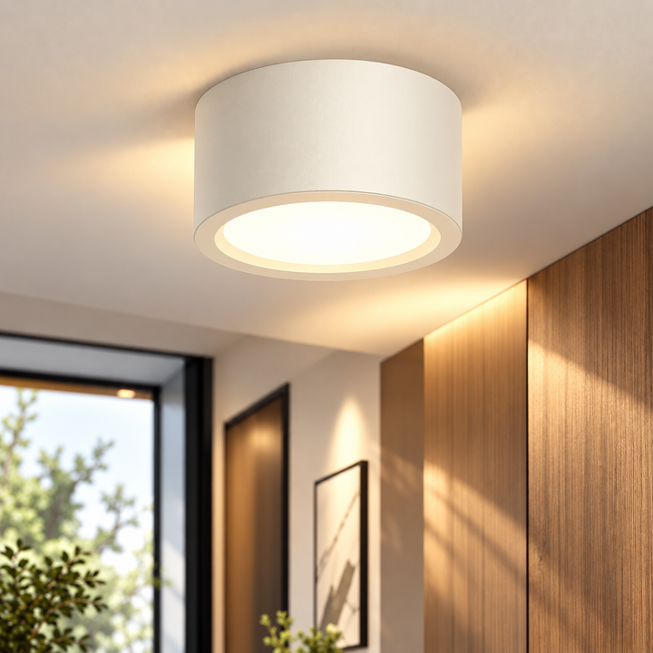 LED Flush Mount Ceiling Light Nordic Round Fixture for Rooms