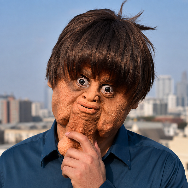 Big Chin Mask Funny Novelty Halloween Adult