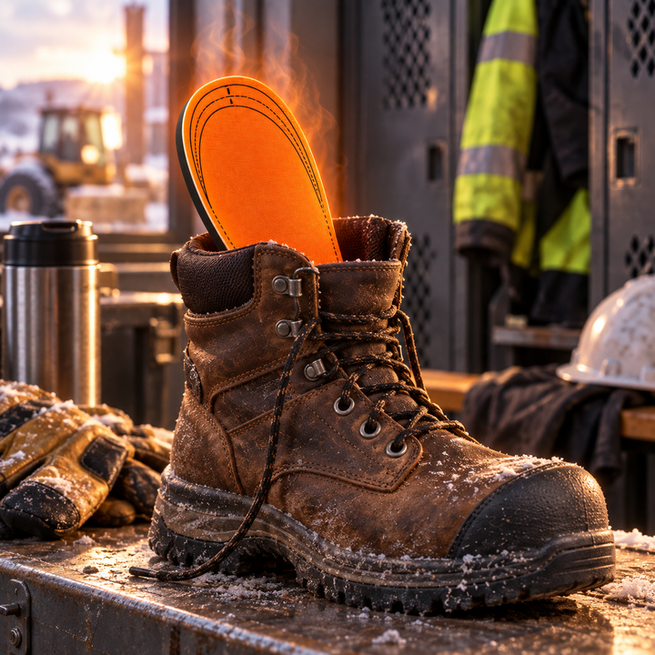 Rechargeable Heated Insoles Work Boots Thermal Foot Warmers