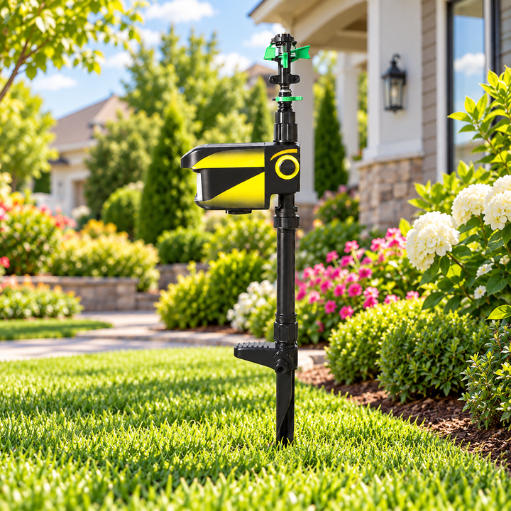 Motion Activated Sprinkler Solar Animal Deterrent for Garden