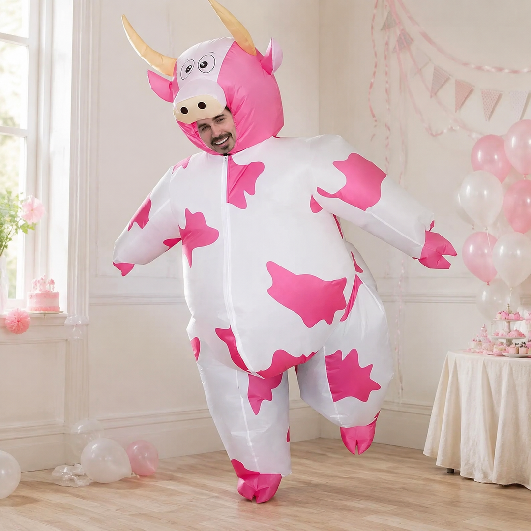 Inflatable Cow Costume Adults Halloween Funny