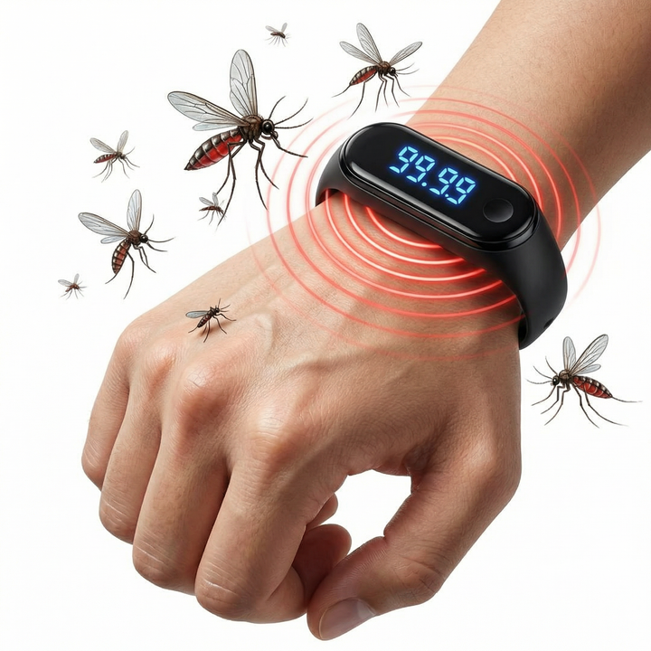 Ultrasonic Mosquito Repellent Wristband Outdoor Insect Pest Control
