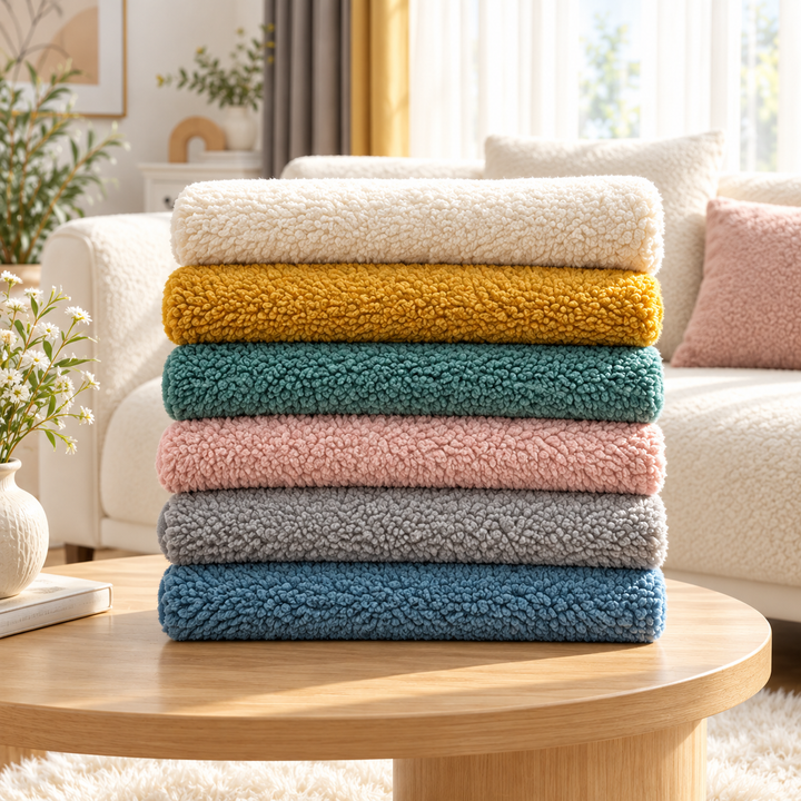 Waterproof Sofa Cover Sherpa Fleece Couch Protector Washable