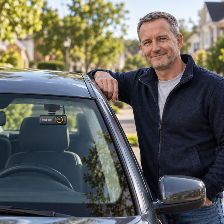 Wireless Dash Cam and Hands-Free Phone Kit for Cars