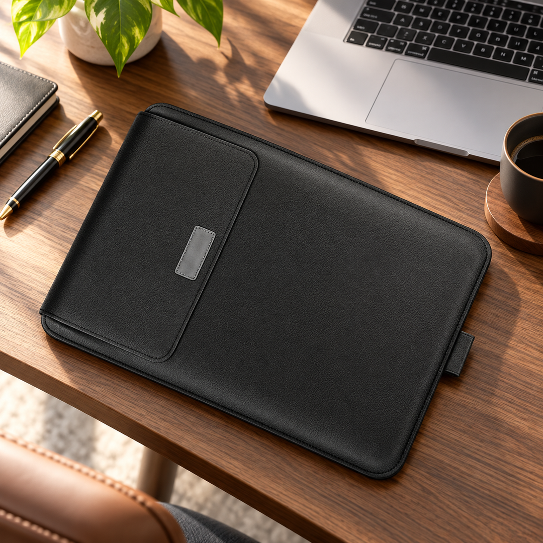 4 in 1 Laptop Sleeve Slim Protective Case with Stand Pocket