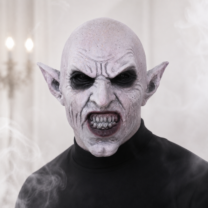 Nosferatu Vampire Grey Latex Mask Halloween Horror