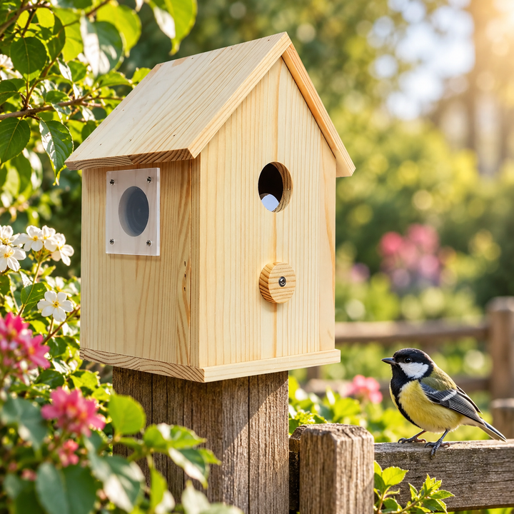 Bird Box Camera Smart WiFi Wildlife Camera Nest Box Night Vision