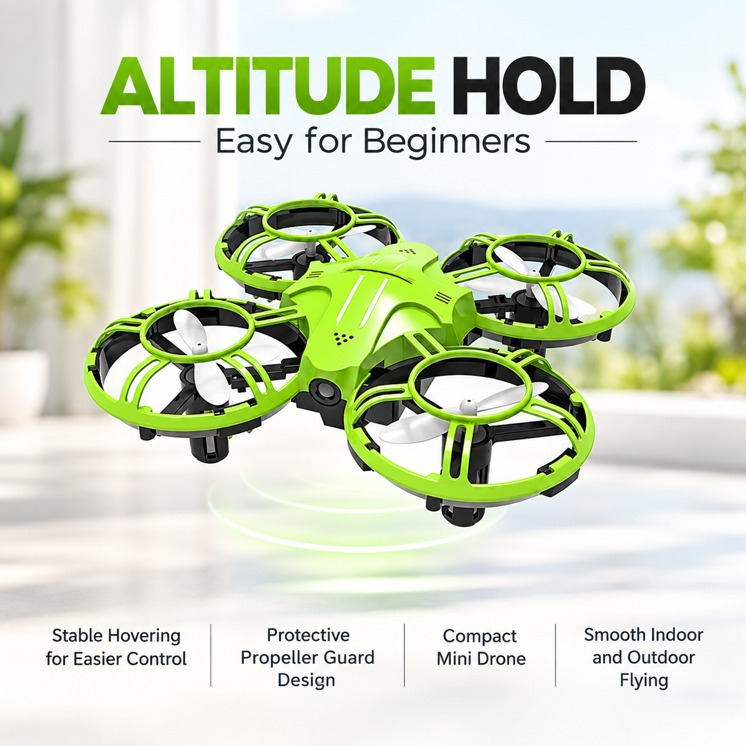 Mini Drone for Kids with Altitude Hold Easy Fly Beginner Quadcopter