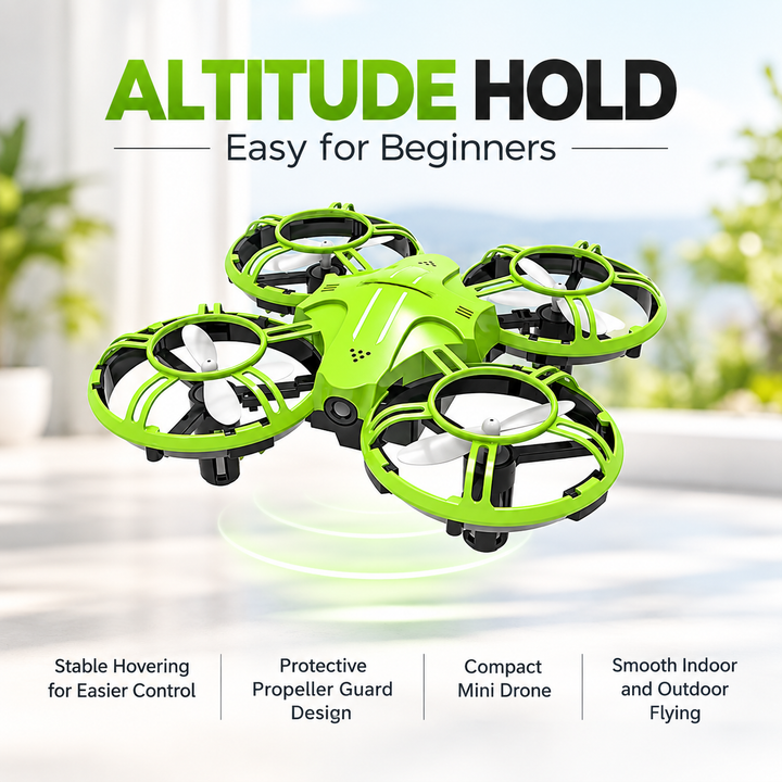 Mini Drone for Kids with Altitude Hold Easy Fly Beginner Quadcopter