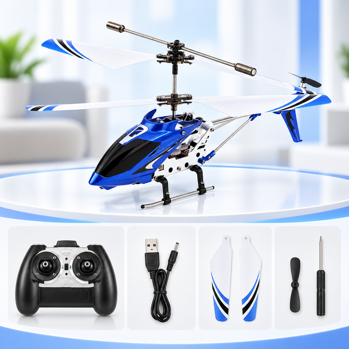 Unbreakable RC Helicopter Mini Gyro Remote Control Toy