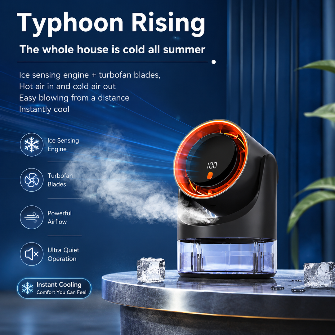 Portable Mini Mist Fan Electric Air Cooler Humidifier 360 Adjustable