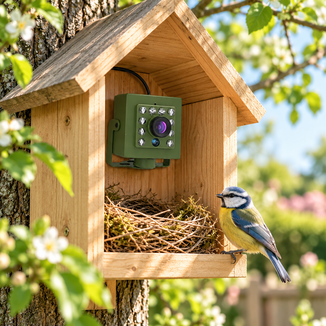 Bird Box Camera WiFi Waterproof Outdoor Wildlife Nest Camera