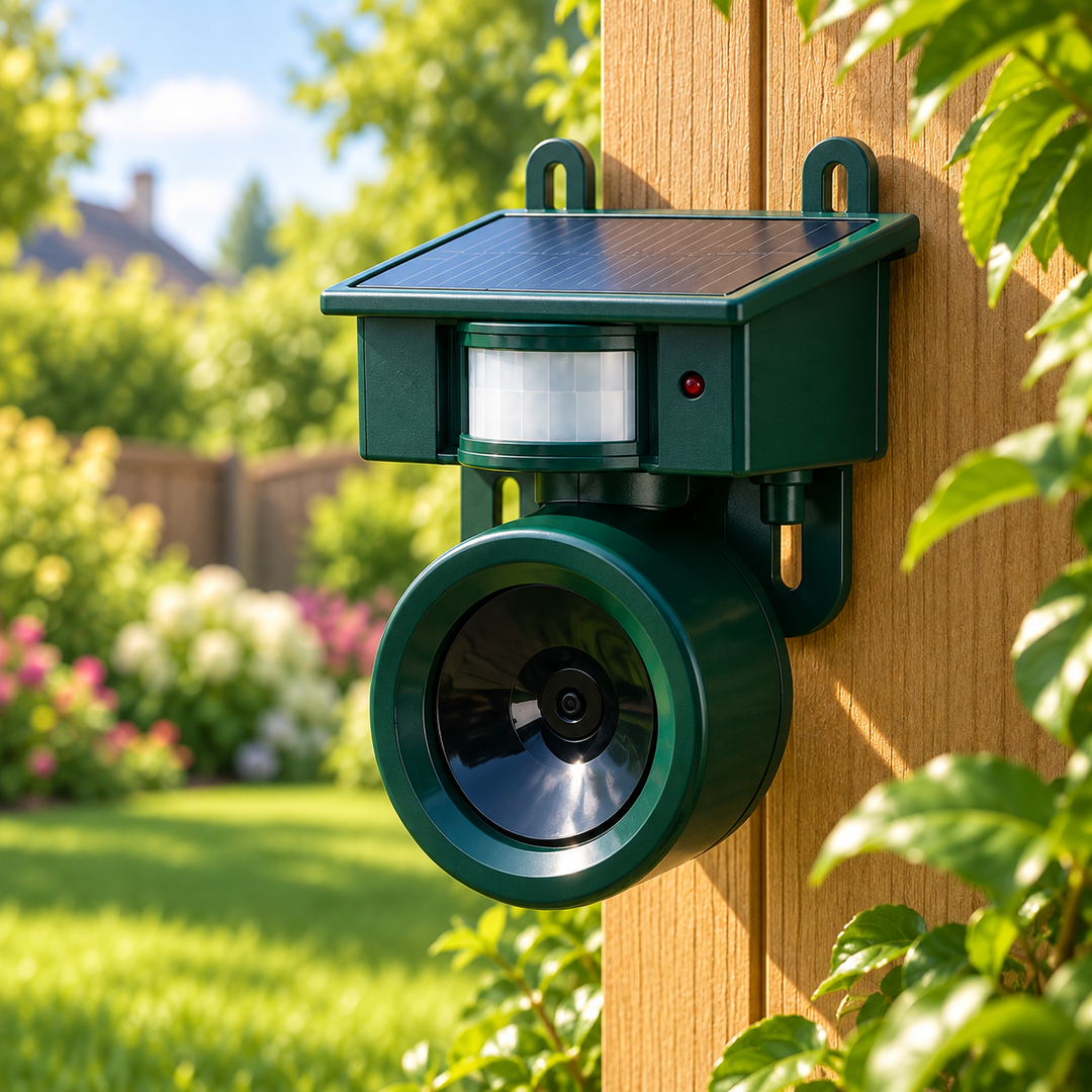 Motion Sensor Bird Deterrent Pigeon Repeller with Sound