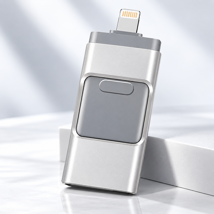 USB Flash Drive for iPhone and Android 4 in 1 High Speed Storage