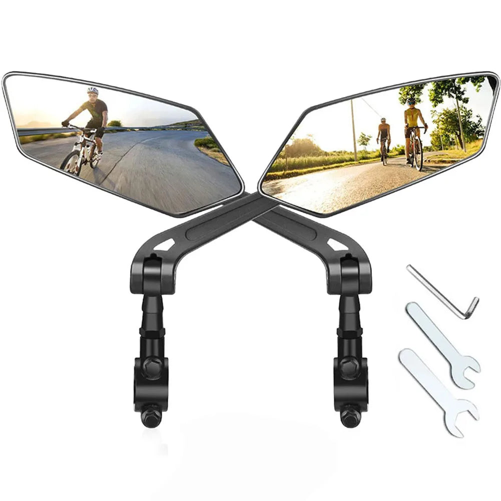 Bike Round Handlebar Mirrors 2 Pack