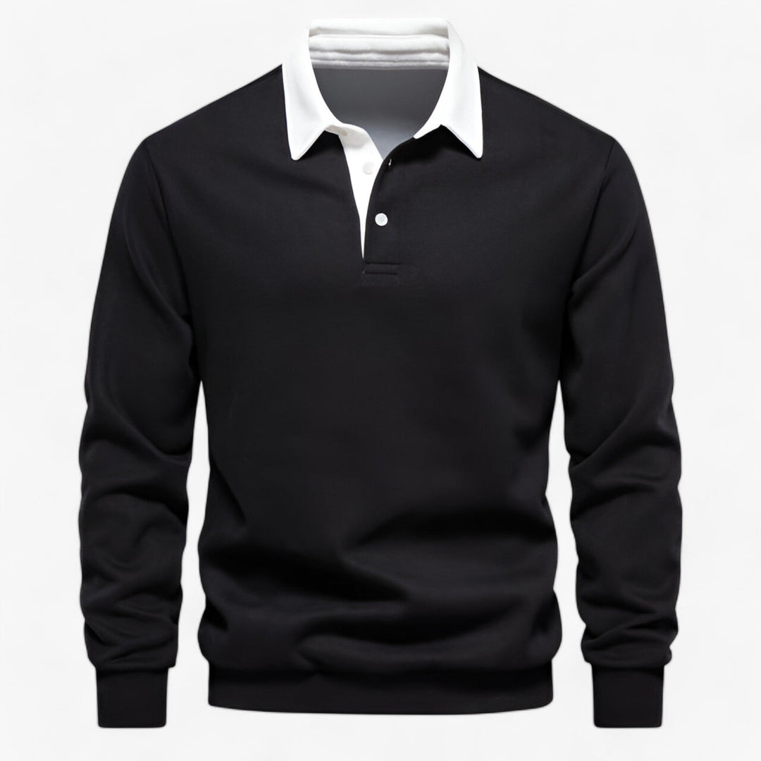 Stylish Fleece Polo Sweater for Men