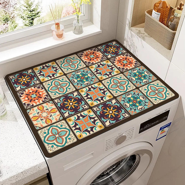 Square Appliance Mat Heat Resistant Protective Kitchen Mat