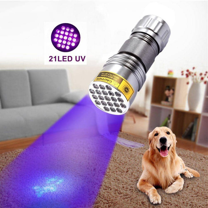 21 LED UV Pocket Flashlight Portable UV LED Light Lamp