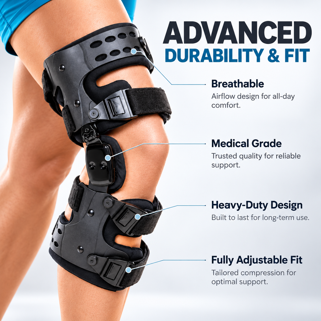 Unloader Knee Brace Adjustable Support for Comfort Stability