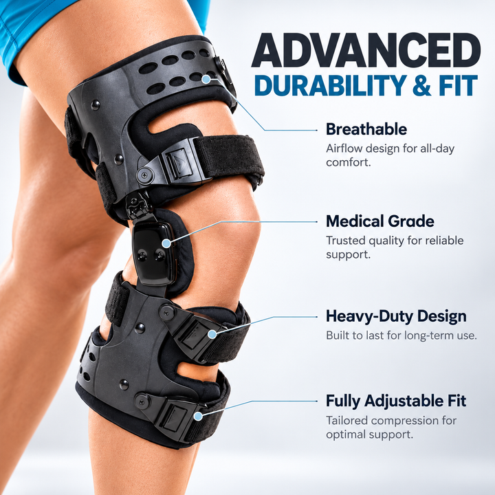 Unloader Knee Brace Adjustable Support for Comfort Stability