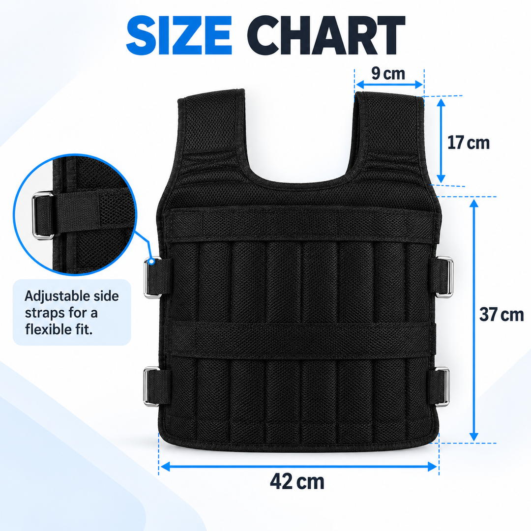 Weighted Vest for Men and Women Adjustable Fitness Training