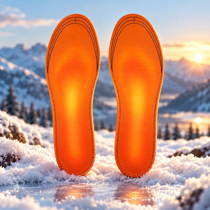 Rechargeable Heated Insoles Hiking Outdoor Sports Foot Warmers